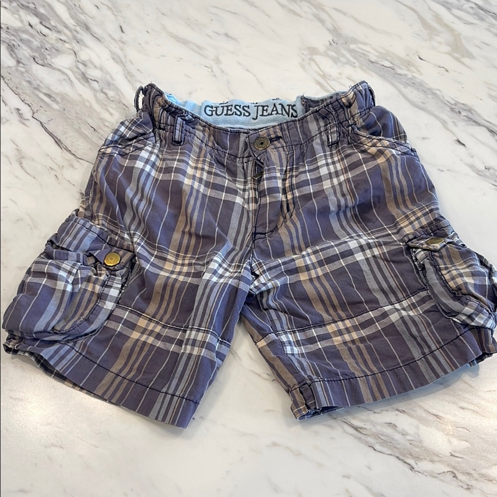 Guess Gray Cargo Shorts Lightweight Casual Boys 3T